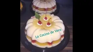 Gelatina de piña colada