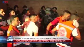 More Violent Clashes Break Out at Temple Mount