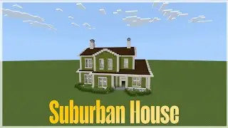 How To Build A Suburban House In Minecraft Tutorial 844