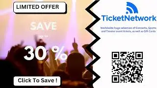 TicketNetwork Promo 🎫 Up to 30% OFF on Event Tickets! 🎫  Sport Concert Theater