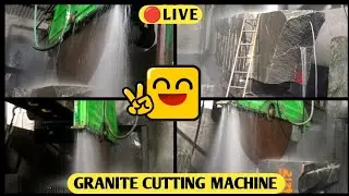 Big Stone Cutting Machines | Granite Cutting Process Live | 