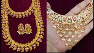 panchaloham neck sets black beads haralu: 6305160580