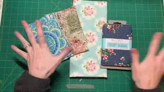 Mass-making Fabric Junk Journal Covers