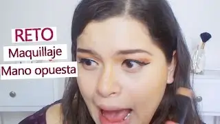 RETO Maquillaje con la mano opuesta | Cut Crease tono ladrillo | Carolina Rohern