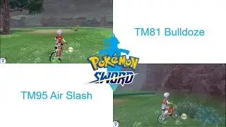 Pokemon Sword Wild Area After Route 9 TM95 Air Slash & TM81 Bulldoze #pokemonsword