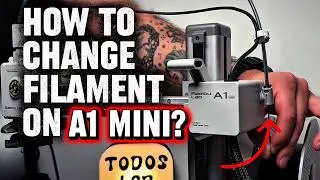 How to Change Filament on Bambu Lab A1 Mini | Beginner Tutorial