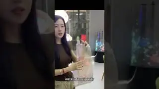 led crystal film screen