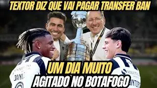 🚨RESUMO DE UM DIA SUPER AGITADO NO BOTAFOGO: VITÓRIA IMPORTANTE, TEXTOR, PROMESSAS, THAIRO ARRUDA