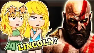 The Loud House React to Lincoln as Kratos | ENG | - Gacha react
