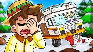 VIAJÉ con mis AMIGOS en la NIEVE y salio mal... 😅🏔️⛄🌲 SILVIOGAMER en RV THERE YET?