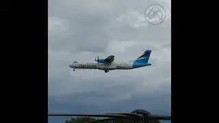 This is the ATR-72/500 Series Turboprop Regional Airliner #aviation #pilotlife