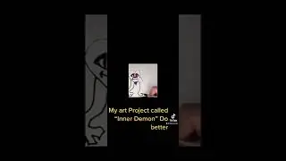 My art called Inner Demon #art #artwork #demon #9 #drawing #specialeffects