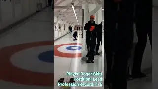 Rookie curlers learning to love the sport.  #curling #rookies #bonspiel