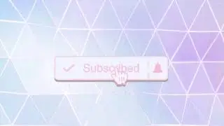 Subscribe Button (Pink w/ notification bell) Intro Demo No Audio