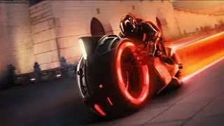 Tron : Ares 2025 Bike Chase scene Part 1 (4k )