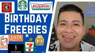 GETTING MY FREE BIRTHDAY TREATS/REWARDS!! 2020