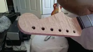 Musikraft 3A Flamed Maple Neck unboxing WOW!!!! BEAUTIFUL