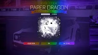 PLAYING ROCKET LEAGUE WITH THE TITANIUM WHITE PAPER DRAGON GOAL EXPLOSION!