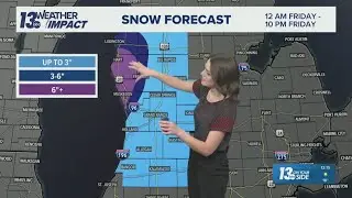 Tracking multiple rounds of snow in West Michigan | Weather Impact Alert