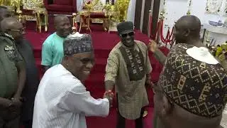 Niger Delta Minister's  Engagement With HRM. King Ateke Tom (JP)