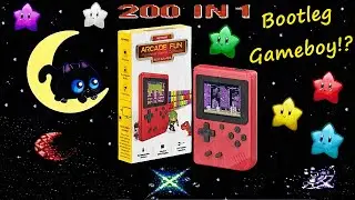 A Bootleg Gameboy? Arcade Fun: Portable Game Console 200 Games!⭐