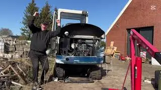 Onze graafmachine doet het weer!