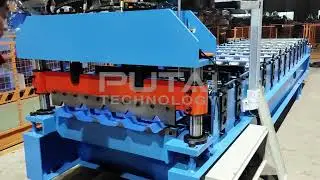 Putai High Quality Trapezoidal Roof Sheet Roll Forming Machine