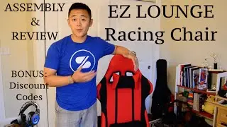 Racing Style Gaming Chair ASSEMBLY/REVIEW 2016 BONUS: Gaming Headset DISCOUNTS!!!