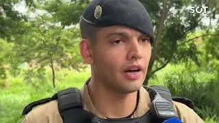 Carro cai em c&oacute;rrego e motorista &eacute; resgatado no Ecopark Oeste, em Cascavel