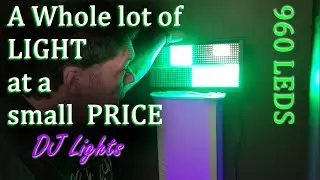 Светодиодный стробоскоп и сценический прожектор. 500 Вт RGB - 4 в 1. Многофункциональный световой...