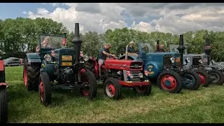 Oldtimer festival Balkbrug 18 Mei 2024 aanwezige tractoren bezoeken met Morpheus