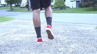 Распаковка + Пешком Vans Red Old Skool Checkerboard