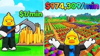 I Became a MILLIONAIRE by Farming Crops in Roblox!