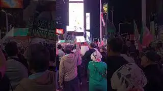 PTI protest in times Square New York