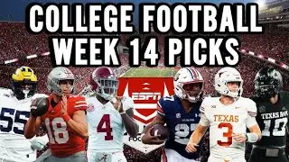 College football picks:Predictions against the spread, odds, betting lines for top25 games in Week14