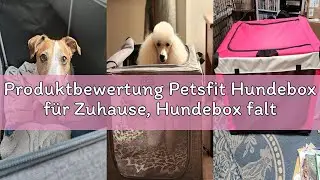 Produktbewertung Petsfit Hundebox f&uuml;r Zuhause, Hundebox faltbar f&uuml;r gro&szlig;e Hunde, Hundetransportbox A