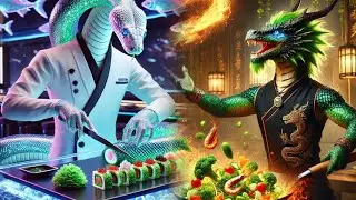 Zodiac Gourmet Masters Anthro Animals in Culinary Artistry