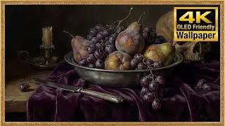 4K TV Art - Vanitas Still Life - Gothic Memento Mori