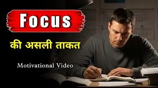 The real secret to increasing focus | Focus Tips | Focus Hindi Motivational Video