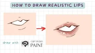 How to draw Realistic Lips using app on a tablet / phone.
