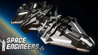 Space Engineers -  ship showcase - TsK   Akula 001   Heavy BattleShip