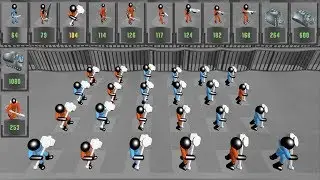 Stickman Prison Battle Simulator Zombies - Gameplay Walkthrough (Android Game) Part 1 - Gameplay3388