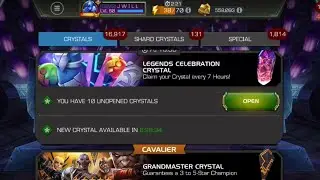 x10 Legends Celebrations Crystals!! pt.2 😇