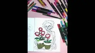 Zombies vs. Plants Coloring Pages #coloringbook #halloween #coloringbookpages #drawing #art #sketch