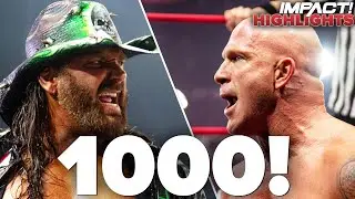 James Storm's 1000th Match Goes OFF THE RAILS! | IMPACT! Highlights Mar 30, 2021