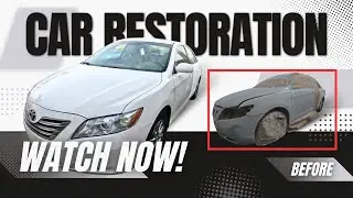 Как перекрасить автомобиль! | ПОШАГОВОЕ ОПИСАНИЕ | Ремонт гибридной Toyota Camry 2010, часть 4