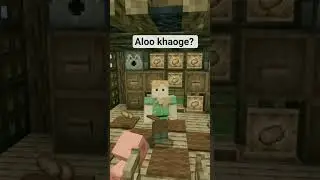 Aloo kaoge? 😅😂😂#aloo#trend#minecraft