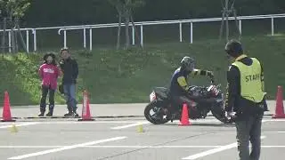2025 4 27 MCC A級 作田 H2 Z650 モトジムカーナチャレンジカップ Motogymkhana