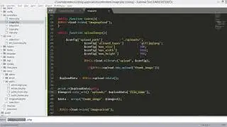image upload in  codeigniter with database example