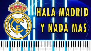 Real Madrid Anthem Piano Tutorial (Hala Madrid)